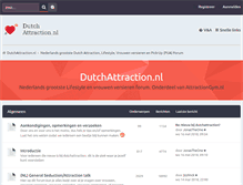 Tablet Screenshot of dutchattraction.nl
